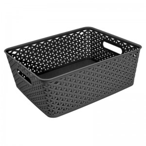 High Quality Factory Custom PP ABS PE Rectangular Plastic Baskets