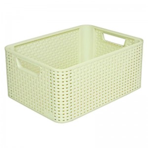High Quality Factory Custom PP ABS PE Rectangular Plastic Baskets