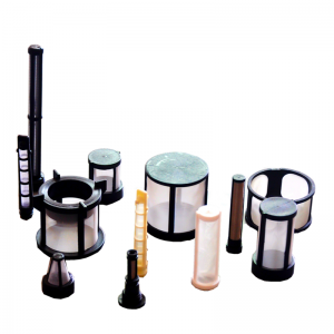 Fabricante de moldes de inyección Productos de plástico Filtro de sobremoldeo